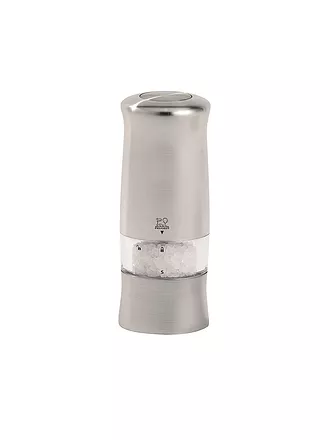 PEUGEOT | Elektrische Pfeffermühle "Zeli" 14cm (Chrom matt) | silber